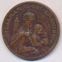 1930. "II. Ottó Magyarország örökös királya / Bizalmam az ősi erényben" Br emlékérem (32mm...