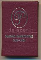 Magyar Bankjegyek 1925-1980., Pénzjegynyomda, Budapest. Számozott példány ("011"). Benne képek a bankjegyekről, és a bakjegyekhez használt rézmetszetekről is. A minikönyv mérete 36x67,5mm. Újszerű állapotú.