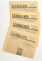 1949 Szabad Nép, 1949. szeptember 6-8., szeptember 10., VII. évfolyam 206-,208.,210. számok. Jó álllapotban.