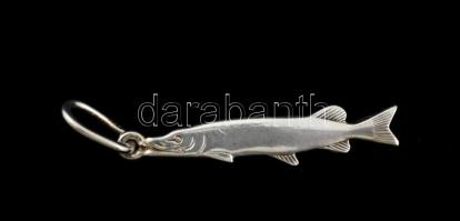 Ezüst(Ag) csuka függő, jelzett, h: 3,3 g, nettó: 0,9 g