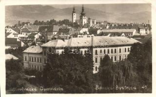 Besztercebánya, Banska Bystrica - 6 db RÉGI városképes lap, köztük 5 fotó a 30-as évek elejéről  / 6...