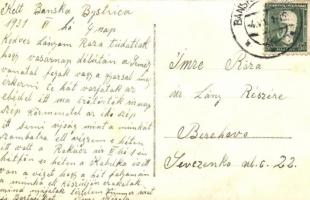 Besztercebánya, Banska Bystrica - 6 db RÉGI városképes lap, köztük 5 fotó a 30-as évek elejéről  / 6...