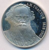 Szovjetunió 1988. 1R Cu-Ni &quot;Lev Tolsztoj születésének 160. évfordulója&quot; T:PP fo. Soviet Union 1988. 1 Rouble Cu-Ni &quot;160th Anniversary - Birth of Leo Tolstoi&quot; C:PP stain