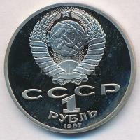 Szovjetunió 1987. 1R Cu-Ni "Konsztantyin Ciolkovszkij születésének 130. évfordulója" T:PP ...