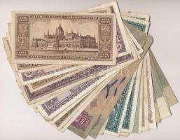 30db-os vegyes magyar pengő bankjegy tétel T:III,III-