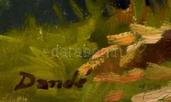 Dandé József (?-?): Dombos vidék. Olaj, vászon, jelzett, keretben, 50×40 cm