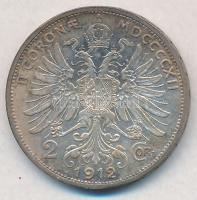 Ausztria 1912. 2K Ag "Ferenc József" T:1-,2 fo.
Austria 1912. 2 Corona Ag "Franz Jos...