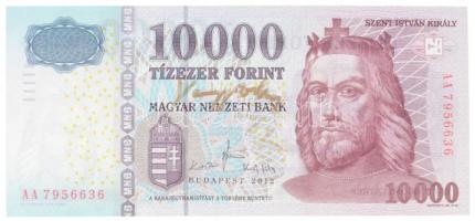 2012. 10.000Ft a tervező, Vagyóczky Károly aláírásával T:I / Hungary 2012. 10.000 Forint with the signature of the designer, Károly Vagyóczky C:UNC