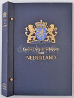 Eerste Dag-enveloppen van Nederaland, Davo-Album / Nagy alakú képeslapalbum 126 férőhellyel / Big sized postcard album for 126 cards (25 cm x 34,5 cm)