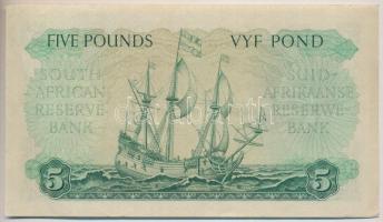 Dél-Afrika 1953. 5Ł T:II-,III kis szakadás
South Africa 1953. 5 Pounds C:VF,F small tear