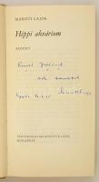 Maróti Lajos: Hippi akvárium. Bp., 1970, Szépirodalmi. A szerző dedikációjával. Vászonkötésben, jó á...