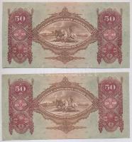 1932. 50P (2x) T:II-,III szép papír 
Adamo P14