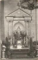 Arad, Minorita templom, Szent Szív oltár, belső / church, altar, interior (EB)