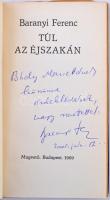 Baranyi Ferenc: Túl az éjszakán. Bp., 1969, Magvető. A szerző dedikációjával. Vászonkötésben, sérült...