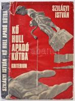 Szilágyi István: Kő hull apadó kútba. Bukarest, 1975, Kriterion. A szerző dedikációjával. Kartonált papírkötésben, kicsit szakadozott védőborítóval, jó állapotban.