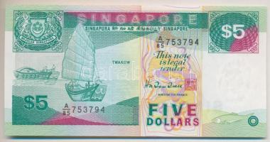 Szingapúr 1997. 5$ T:I Singapore 1997. 5 Dollars C:UNC