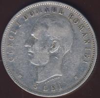 Románia 1906. 5L Ag "Jubileum" T:3/4 k.