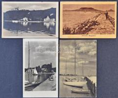 Kb. 80 db MODERN fekete-fehér magyar városképes lap az 1950-es évekből / Cca. 80 modern black and white Hungarian town-viewpostcards from the 50s