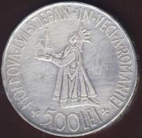 Románia 1941. 500L Ag "Besszarábia" T:2