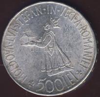 Románia 1941. 500L Ag "Besszarábia" T:2