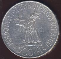 Románia 1941. 500L Ag "Besszarábia" T:2