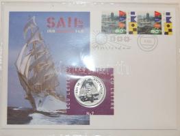 Hollandia 42db klf "ECU-Brief" igen dekoratív "érmés boríték" gyűjtemény