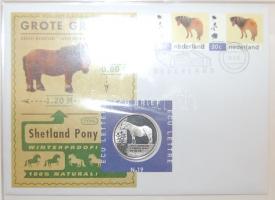 Hollandia 42db klf "ECU-Brief" igen dekoratív "érmés boríték" gyűjtemény