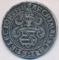 Német Államok / Szász-Albertin 1551. 1/2 Tallér Ag "I. Móric" (14,42g) T:3 ph.
German Sta...