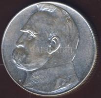 Lengyelország 1939. 10Zl Ag "Pilsudsky" T:1/2