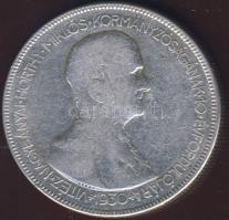 1930. 5P Ag "Horthy jobbra" T:3