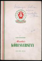 1948 Első Nemzetközi Munkás Kórusverseny, 1948 Aug. 20-22., az 1848-as forradalom 100 éves évfordulója alkalmából, hiányos, egy lap kijár