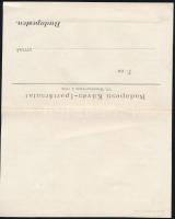 1902 Kossuth Lajos  születésének századik évfordulója alkalmából rendezett ünnepségkre invitáló nyom...