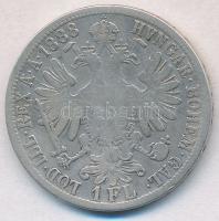 Ausztria 1888. 1Fl Ag "Ferenc József" T:2-,3 
Austria 1888. 1 Florin Ag "Franz Josep...