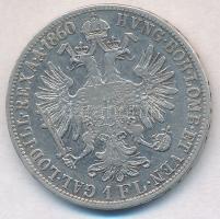 Ausztria 1860A 1Fl Ag "Ferenc József" T:2,2- kis ph.
Austria 1860A 1 Florin Ag "Fran...