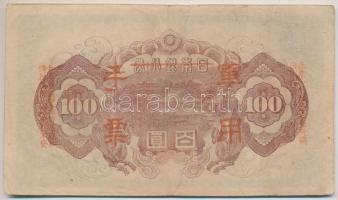 Hongkong / Japán megszállás 1945. 100Y T:III
Hong Kong / Japanese occupation 1945. 100 Yen C:F