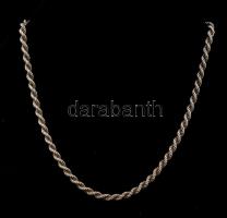 Ezüst(Ag) walles nyaklánc, jelzett, h: 51 cm, nettó: 24 g