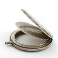 Ezüst(Ag) óratok, Ancre de Precision óraszerkezettel, jelzett, tok d: 4,5 cm, nettó: 24,4 g