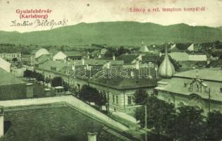 Gyulafehérvár, Karlsburg, Alba Iulia; látkép a református templom tornyából / panorama view from the church tower (EK)