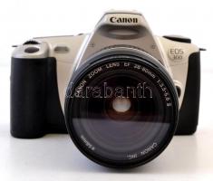 Canon Eos 300 tükörreflexes analóg fényképezőgép, Canon EF 28-80mm f3,5/5,6 II objektívvel, Hama sky...
