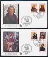 Amerika felfedezésének 500. évfordulója sor 2 db FDC-n, Discovery of America set on 2 FDC