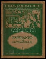 Goldschmidt, Thora: Bildotabuloj por la instruado de esperanto. Leipzig, 1921, Ferdinand Hirt & Sohn. Részben elváló, kopott papírkötésben