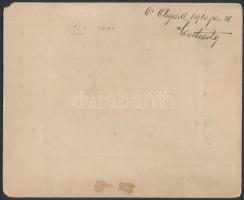 1910 Ó-Agárd(Ősagárd, Nógrád), téli életkép, kartonra kasírozott fotó, hátoldalon feliratozva, 8x12,...