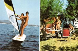 6 db MODERN nudista képeslap / 6 modern nudist postcards