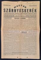 1942 Magyar Szárnyaskerék. A Magyar Vasutasok Országos Szövetségének hivatalos lapja, XXIII. évfolyam 2. szám, 1942. Január 15. szám, 6 p.