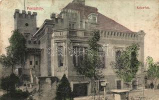 Budapest XV. Pestújhely, Lujza lak, villa, Harsányi Dezső kiadása (fl)