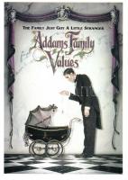 4 db MODERN Addams Family motívumlap / 4 modern Addams Family motive cards