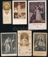 cca 1900-1950 13 db szentkép, vegyes minőségben, 7x4 és 12,5x8 cm közti méretben
