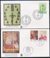 1991-1993 Vallási motívumok 5 klf FDC 1991-1993 Religion 5 FDCs