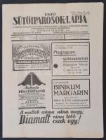 1933 Unio. Sütőiparosok Lapja, XXXIII. évf. 38. szám, 1933. október 28., 10 p.