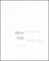 1983 Jankovszky György(1946-): New York, Corp Center, feliratozva, aláírt, pecséttel jelzett, karton...